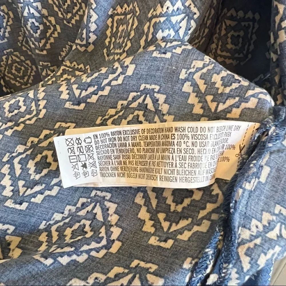 Forever 21 patterned blue cardigan - Picture 5 of 6